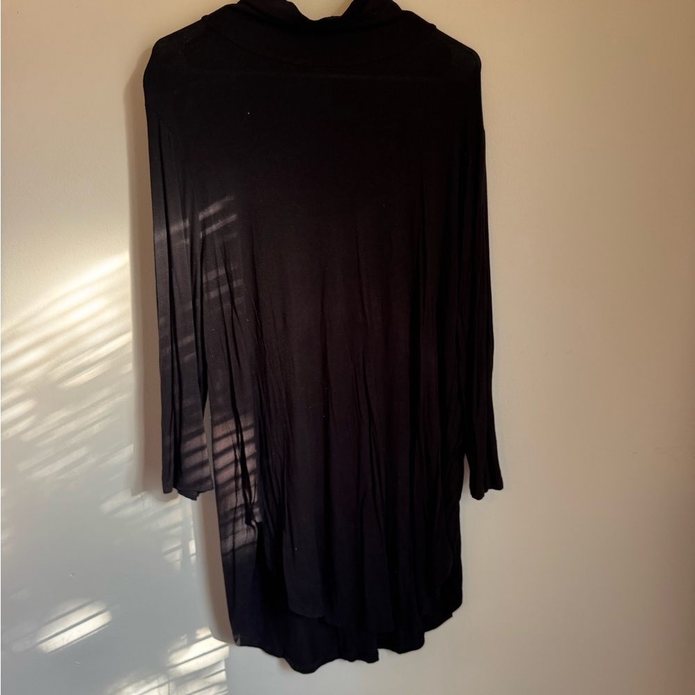 Black Turtleneck Top